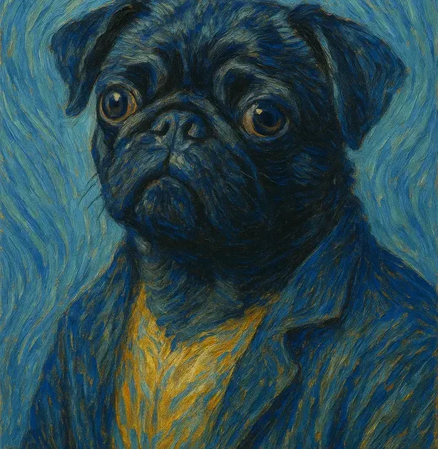 Autorretrato - Van Gogh - Retrato Clássico de Pet