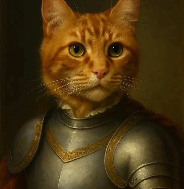 A Comandante - Retrato Clássico de Pet